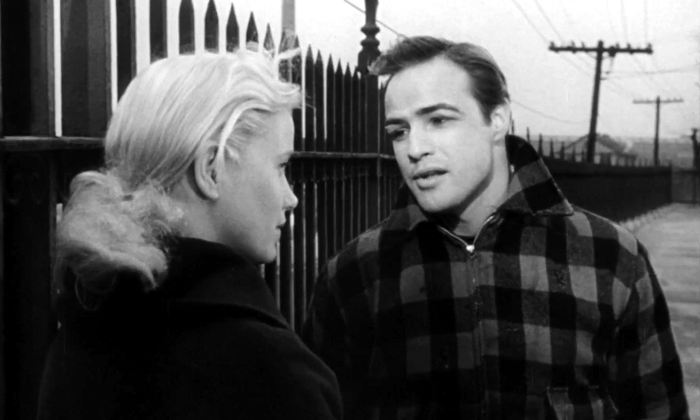 Eva Marie Saint as Edie Doyle with Marlon Brando in On the Waterfront, 1954, the debut role that led to the Oscar noted in this celebrity death report